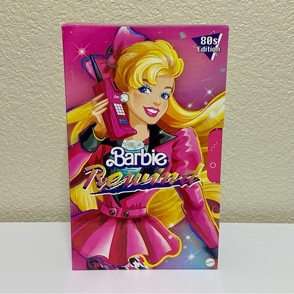 NIB✨ Barbie Rewind 1980s Vintage Reproduction Career Working Girl Doll VHS Box - Picture 3 of 10